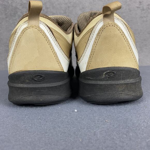 Comfort Soft Shoes Mens Size 9M Tan White Golf Shoes Comfort Flex Spiked Sole - Picture 6 of 14